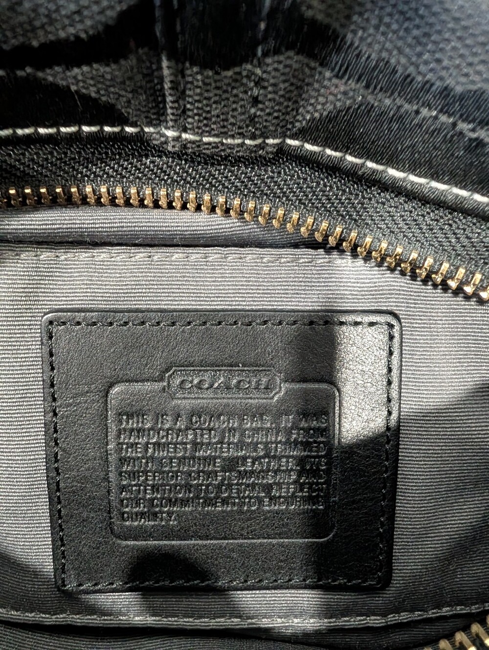 Coach Vintage Black Mini Carly shoulder bag - Picture 3 of 3
